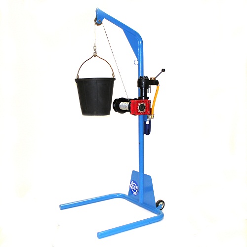 TETRA SKW-80. Luchtaangedreven verplaatsbare lier. hijscapaciteit 75 kg