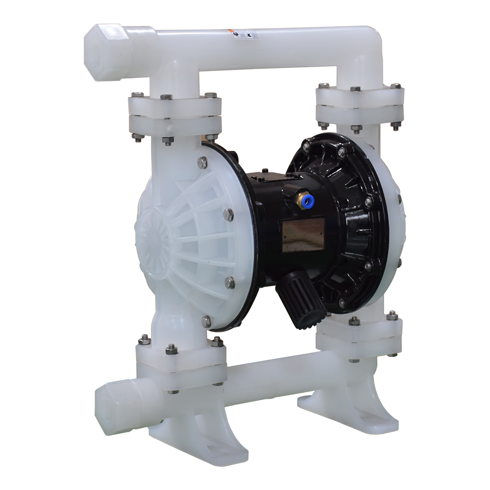 TETRA TDPK-25 PP/T, Pneumatic diaphragm pump, polypropylene frame, teflon diaphragms, in/out 1", air inlet 1/2", IMPA 591612