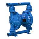 TETRA TDPK-25 SS/T, Pneumatic diaphragm pump, stainless steel frame, teflon diaphragms, in/out 1", air inlet 1/2", IMPA 591716