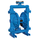 [11311] TETRA TDPK-50 AL/B, Pneumatische membraanpomp, Aluminium frame, Buna membranen, in/uit 2", air inlet 1/2", IMPA 591603