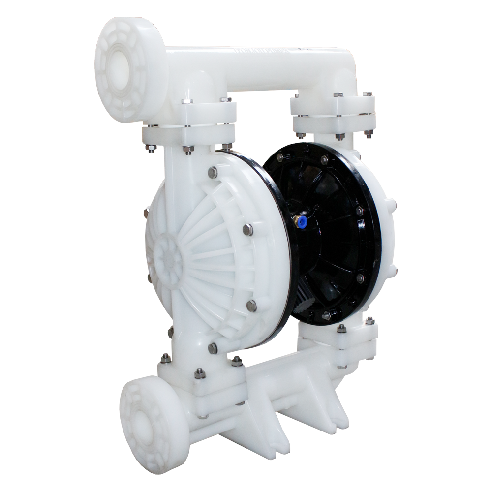 TETRA TDPK-50 PP/T Pneumatische membraanpomp,  Polypropyleen frame, Teflon membranen,  in/uit 2", air inlet 1/2",  IMPA 591614