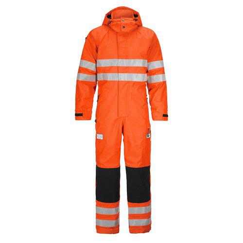 TST high pressure protective overall HIGH VISIBILITY with hood, 500 bar front protection, size XL