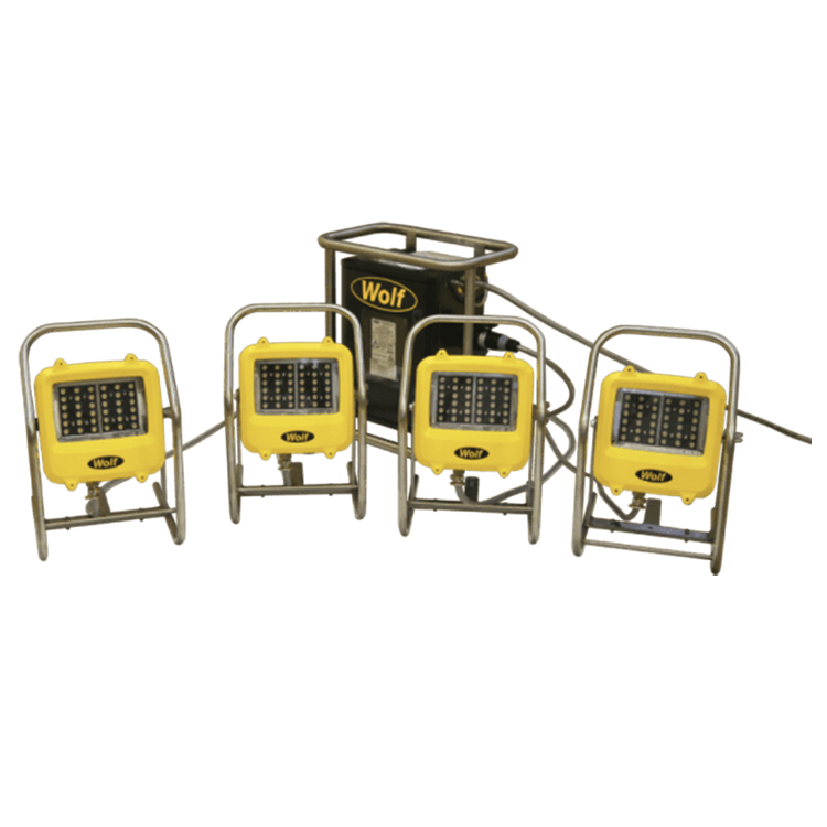 Wolf LL-155/T3, Tank lighting kit, 4 x WF-300XL + SS Transformer 110 Volt, IMPA 331916