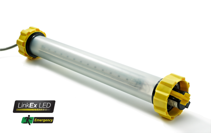 Wolf LX-400EHA110/T4/SY5 LinkEx EMERGENCY LUMINAIRE LED Temporary lighting, 110V, Linkable, 5 m cable