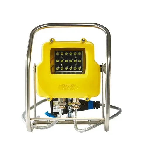 Wolf WF-250XL ATEX LED Schijnwerper. 24V. Met 10 m kabel. niet koppelbaar