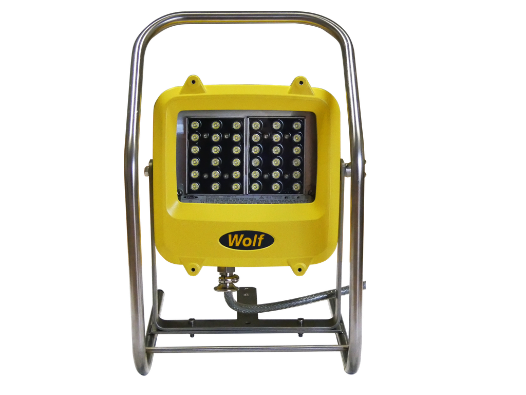Wolf WF-300XL, ATEX LED Floodlite, 24 V, with 10 m cabel, non linkable
