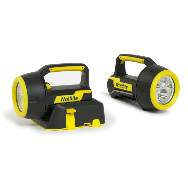 Wolf XT-75L, Zone 0 wolflite XT spot/flood light with vehicle charger 12-24DC, UN 3481