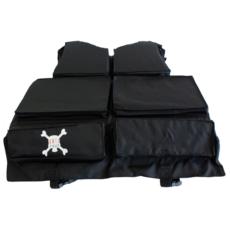 AP-Line Kogelvrij vest met drijvers, Zwart, Certificering NIJ IIIA .44, IMPA 314111