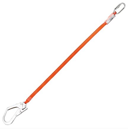 Climax 31-A 30/31, Anti-static lanyard including energy absorber, 1 screw-lock carabiner and 1 scaffolding hook, EN355