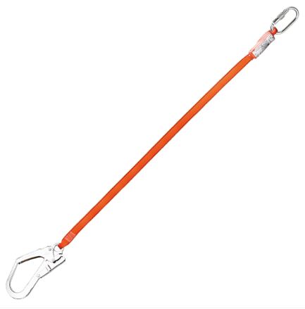 Climax 31-A 30/31, Anti-statische vanglijn met valdemper, 1 screw-lock karabiner en 1 stijgerhaak, EN355