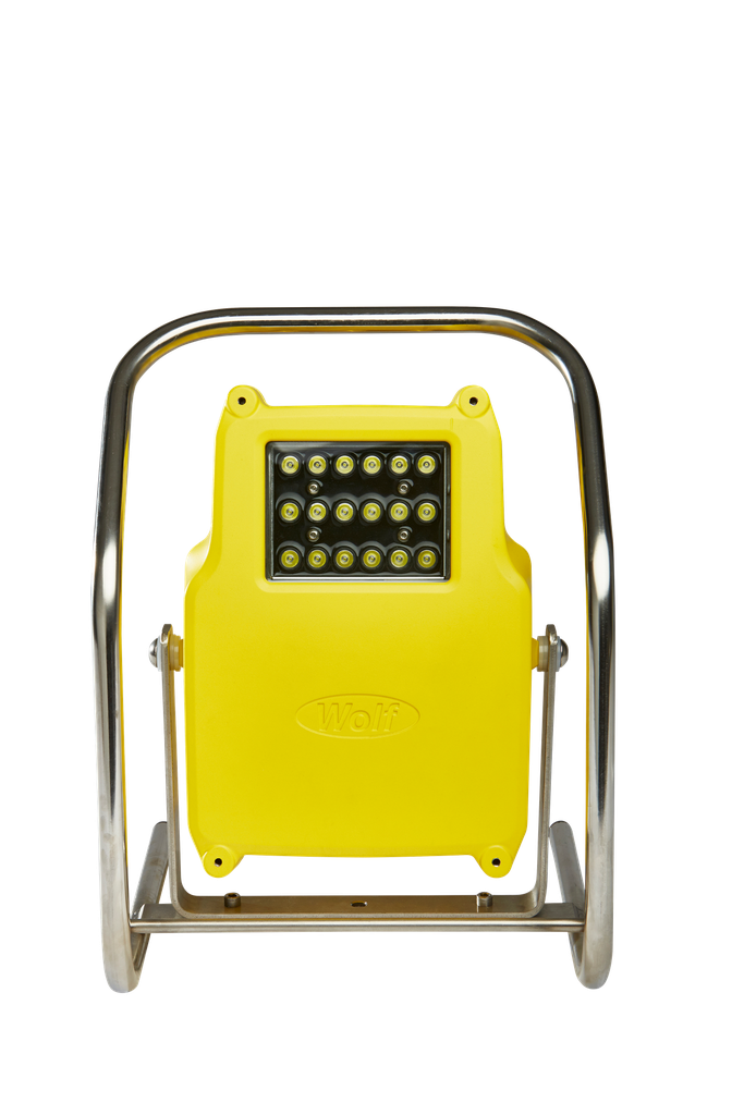 Wolf WL-50, High Power Rechargeable Worklight, LED, including charger 110-230V, ATEX Zone 1 & 2, UN 2800
