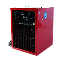 TETRA EH-20A, Industrial electric fan heater, 230V 50/60 Hz, 2 kW, IP24, Euro plug, Square model, IMPA 591531