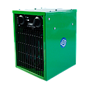 TETRA EH-30A, Industrial electric fan heater, 110V 50/60 Hz, 1.5 kW, IP24, Euro plug, Square model, IMPA 174771
