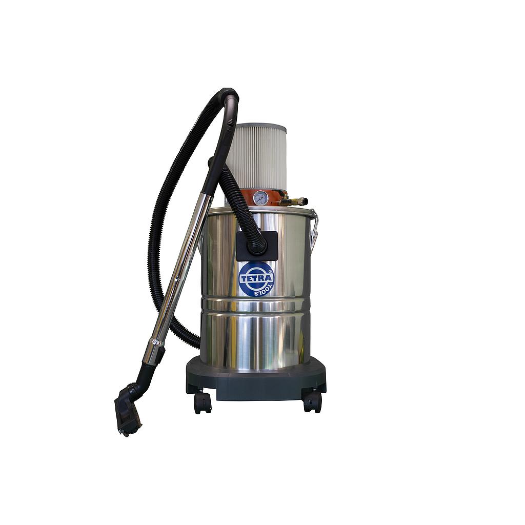 TETRA IPV-20, Industriele Pneumatische Stofzuiger, inclusief accessoires, tank cap 20 ltr., IMPA 590703
