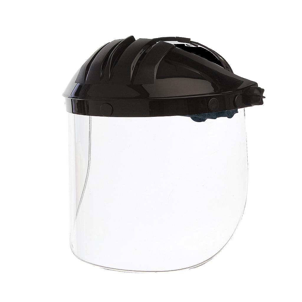 Climax 324 RG, Faceshield, polycarbonate, clear, 400 x 200 mm, foreheadprotection, adjustable headband, IMPA 331144