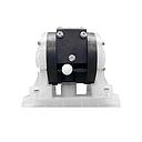TETRA TDP-06 PP/T, Pneumatische membraanpomp, polypropyleen frame, teflon membranen, in/uit 1/4" NPT, air inlet 1/4", IMPA 591610