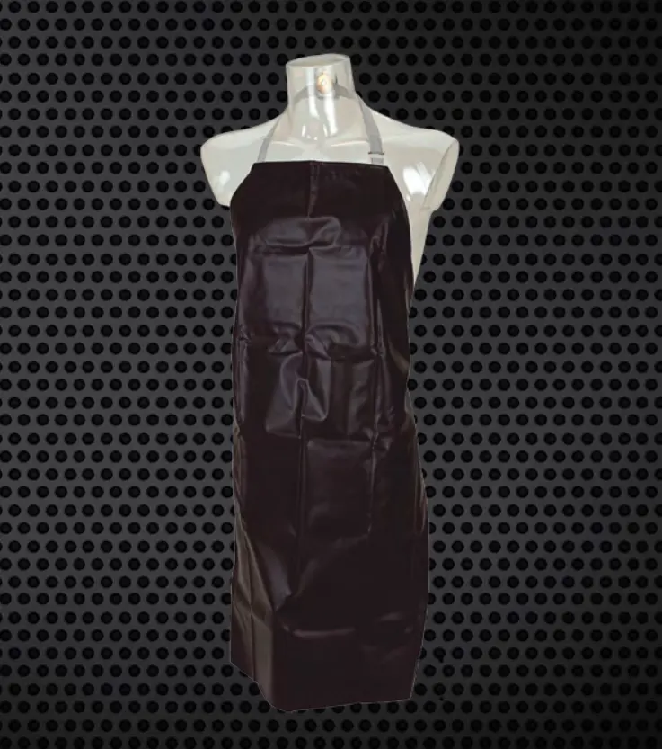 Acid apron PVC Black 10-C, according to EN-340 / EN-467 Mt 70x100