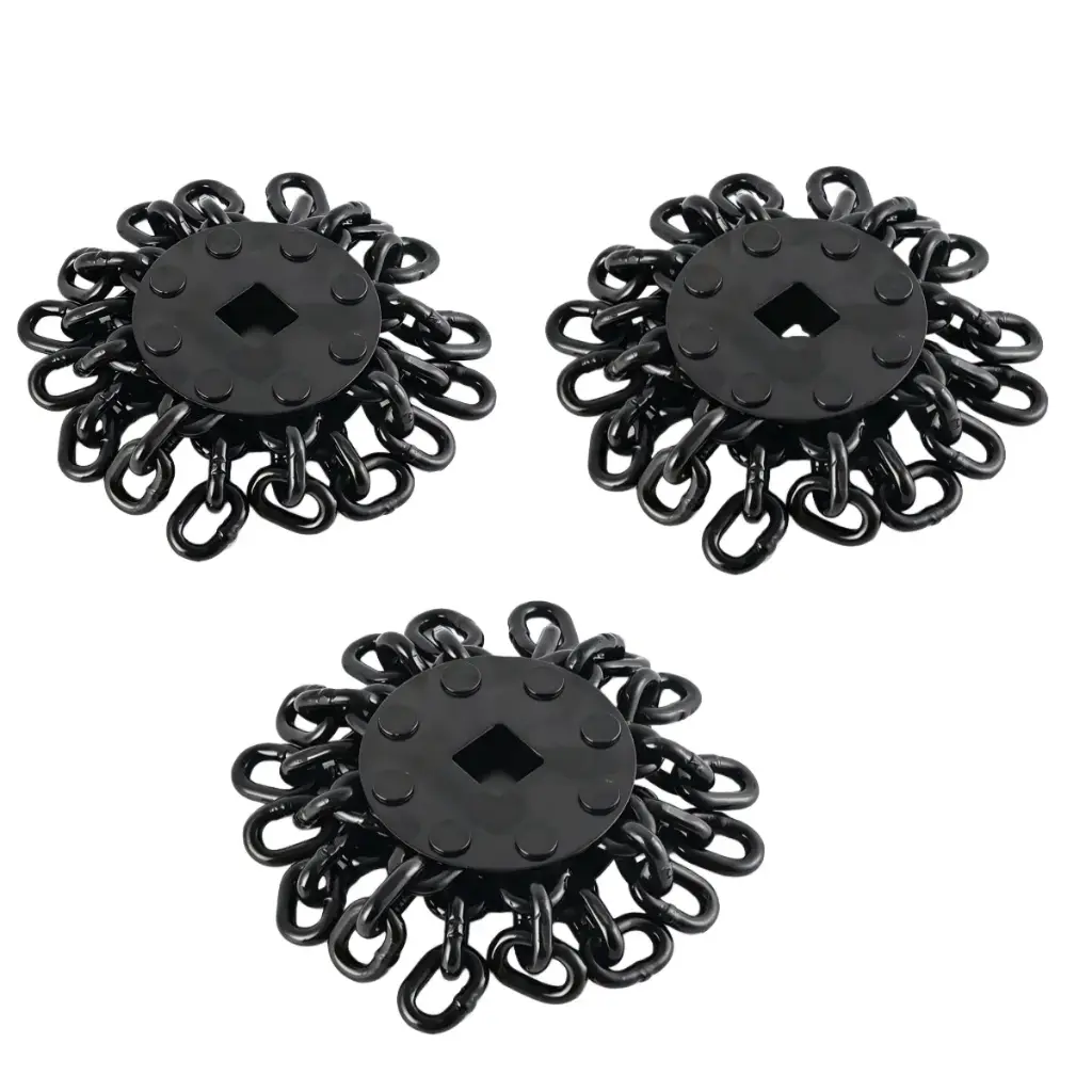 Chain Drums for Descaling Machine, Set a 3 pcs, Rustibus 1200/ HF-1200, 120-0156, IMPA 591237