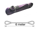 [12070] TETRA WSB-1T6M, Polyester webbing sling, Belt type, WLL 1 ton, Length 6 m, safety factor 7:1, EN1492-1, IMPA 232136
