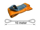 TETRA WSB-24T10M, Polyester webbing sling, Belt type, WLL 24 ton, Length 10 m, safety factor 7:1, EN1492-1, IMPA 232195