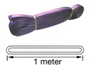 TETRA WSE-1T1M, Polyester webbing sling, Endless type, WLL 1 ton, Length 1 m, safety factor 7:1, EN1492-1, IMPA 232196