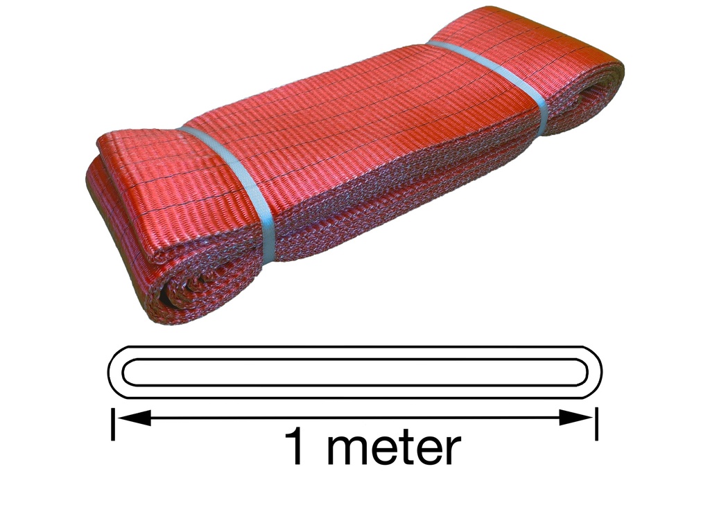 TETRA WSE-5T1M, Polyester webbing sling, Endless type, WLL 5 ton, Length 1 m, safety factor 7:1, EN1492-1 , IMPA 232196