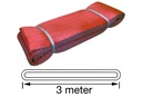 [12096] TETRA WSE-5T3M, Polyester webbing sling, Endless type, WLL 5 ton, Length 3 m, safety factor 7:1, EN1492-1, IMPA 232196