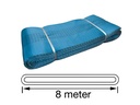 TETRA WSE-8T8M, Polyester webbing sling, Endless type, WLL 8 ton, Length 8 m, safety factor 7:1, EN1492-1, IMPA 232196