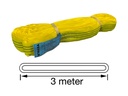 [12110] TETRA RS-3T3M, Polyester round sling, Endless type, WLL 3 ton, Length 3 m, safety factor 7:1, EN1492-2 