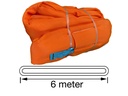 [12116] TETRA RS-50T6M, Polyester round sling, Endless type, WLL 50 ton, Length 6 m, safety factor 7:1, EN1492-2 