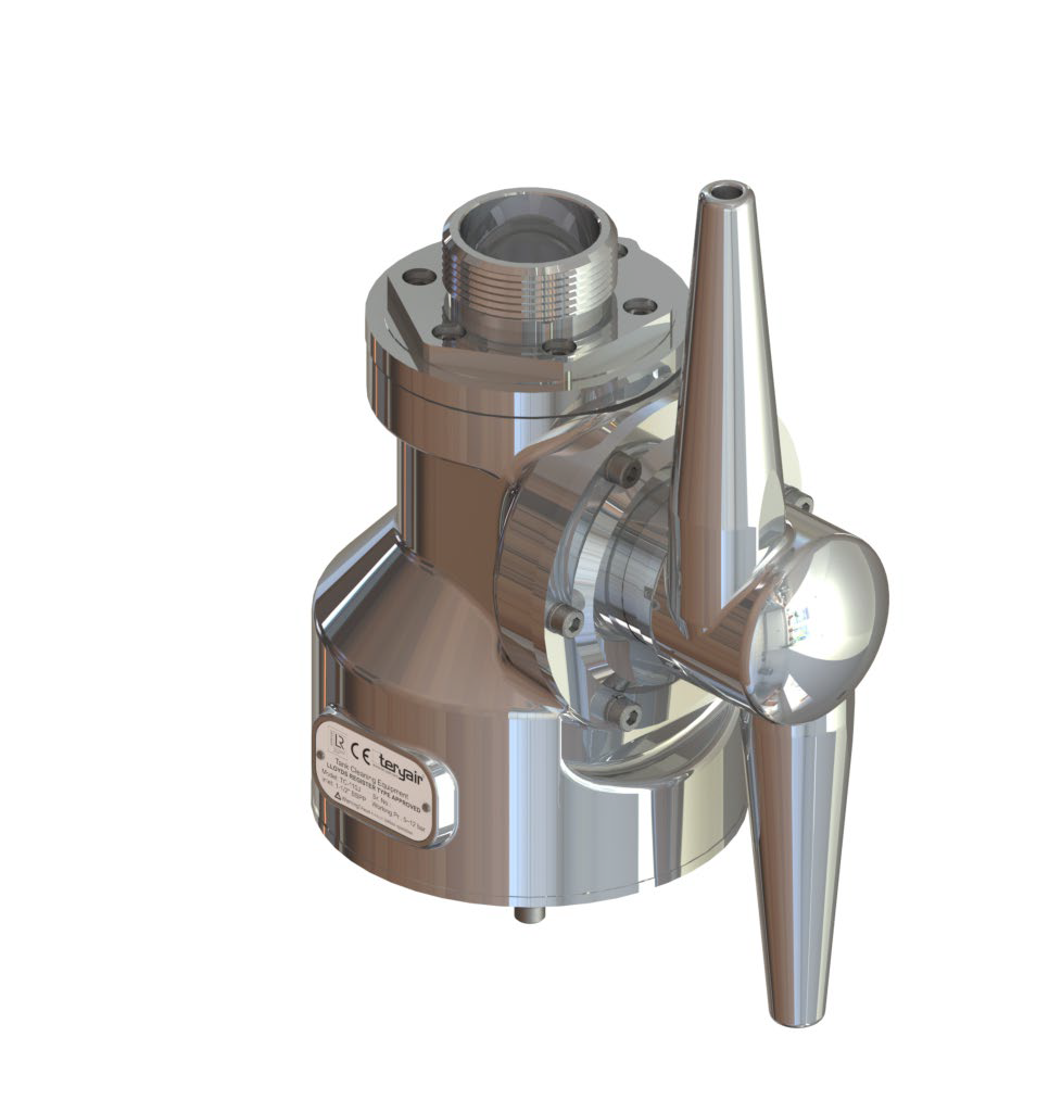 TETRA TC-110J, Tank Cleaning Jet, ATEX, 2 nozzles, flow 27 m3/hr, upto 31 mtr, 1-1/2 inch BSP  IMPA 590656