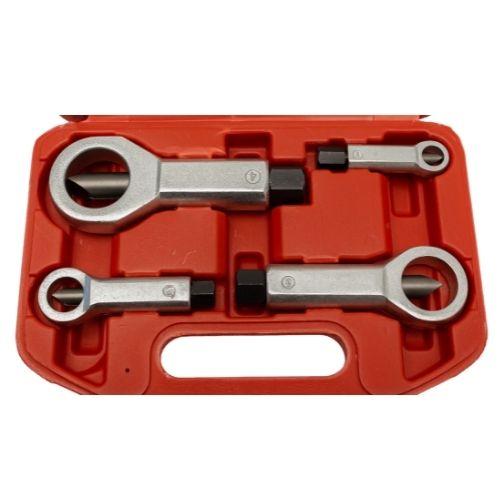 C-Line MNS-27, Manual nut splitters, set of 4 pieces in case, 9-27 mm, IMPA 615180