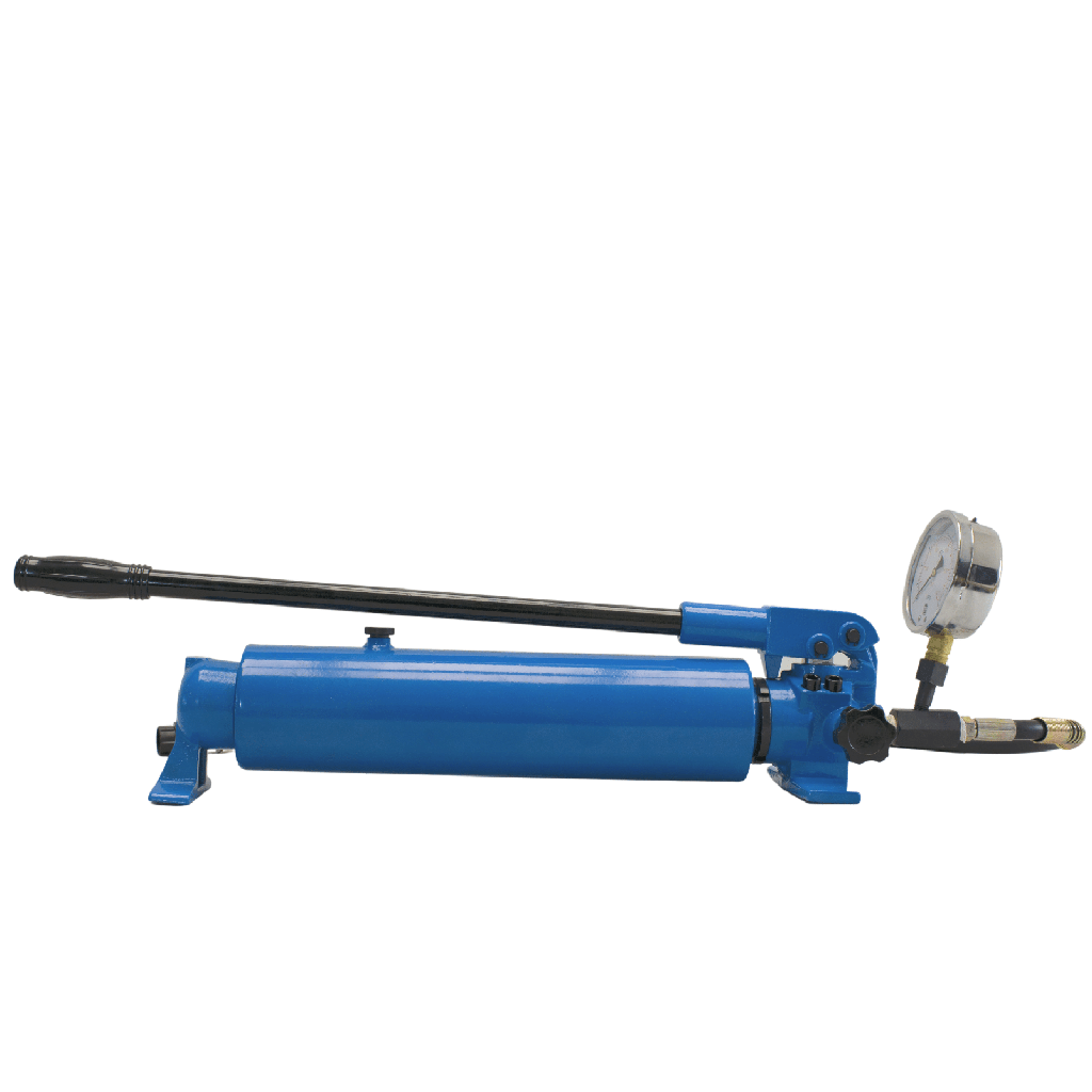 TETRA THHP-700A, Hydraulische Handpomp, 700 bar, 2800 cc, inc. 1.5 m slang en manometer, IMPA 615160