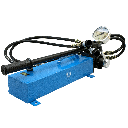 TETRA THHP-700S, Hydraulische Twee-Weg Handpomp, 700 bar, 3000 cc, inc. 2 stuks 1.5 m slang en manometer, IMPA 615164 