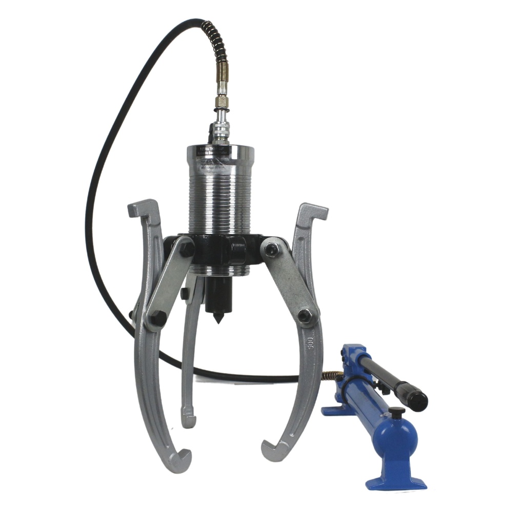 TETRA THBP-50F, Seperable Hydraulic Bearing Puller, 3 ARM, max reach 500 mm, 50 ton, inc. handpump and hose, IMPA 615092