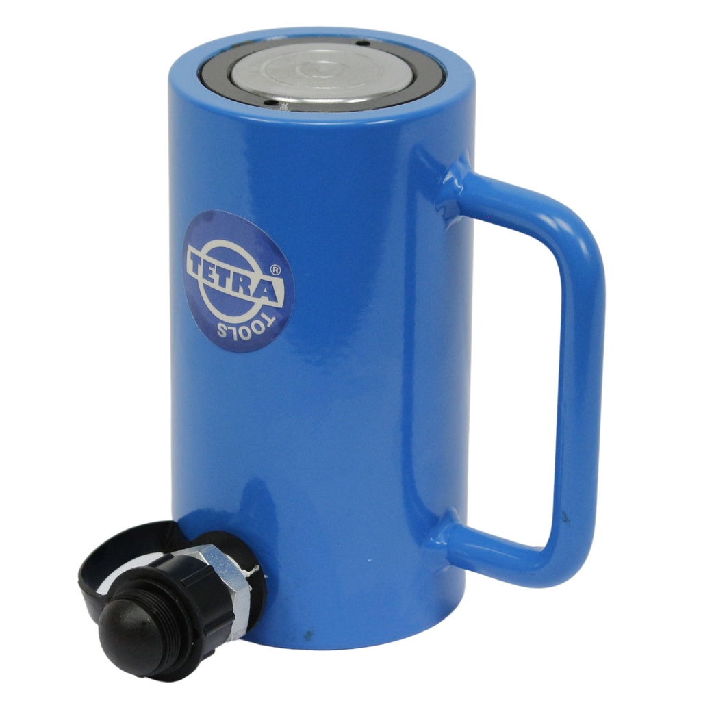 TETRA THC-20100, Hydraulic Cylinder, spring return type, 20 ton, stroke 100 mm, closed height 155 mm, IMPA 615139