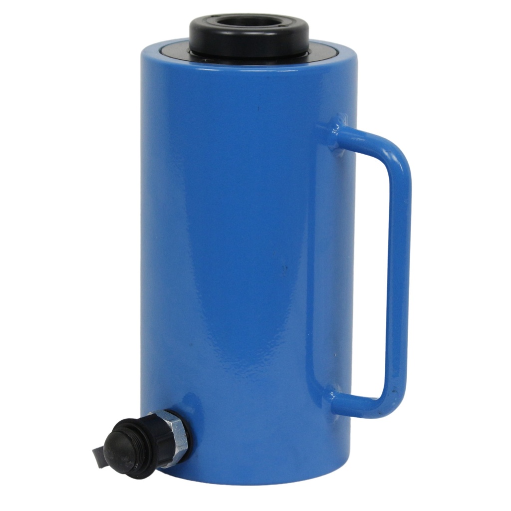 TETRA THC-30100H, Hydraulic Hollow Cylinder, spring return type, 30 ton, stroke 100 mm, closed height 260 mm, hole 35 mm, IMPA 615140