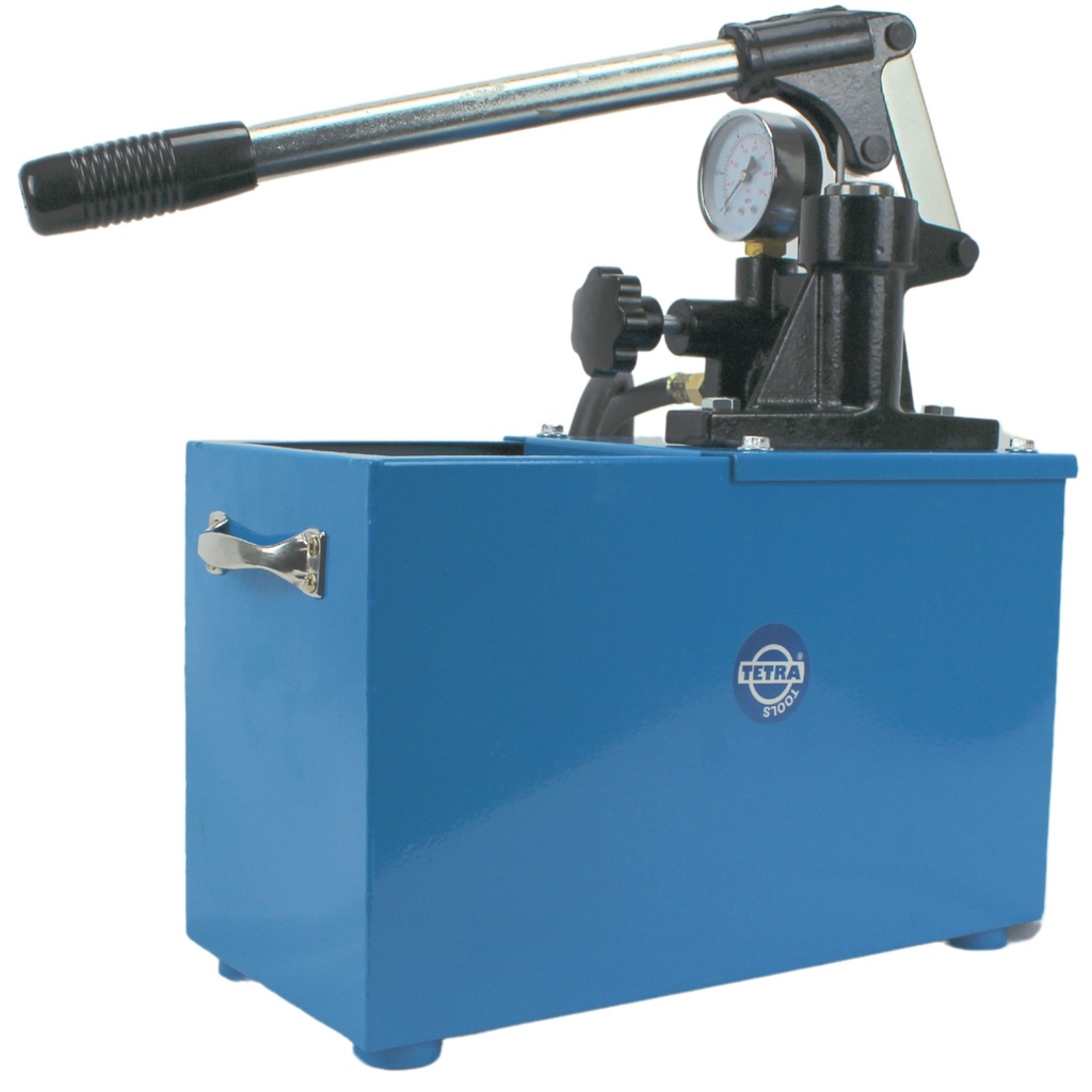 TETRA TMTP-25, Handmatige druktest pomp, 0-25 Bar, 13 ml p/slag, 1/4" aansluiting