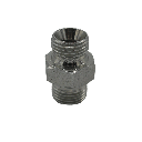 Dubbelnippel voor hogedruk reiniger tot 500 bar, 1/2" BSP male - 1/2" BSP male