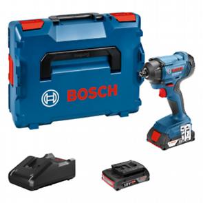 Bosch GDR 18V-160, cordless impact screwdriver incl charger and 2 x 2.0Ah batteries, in box, 06019G5100