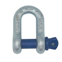 [12539] TETRA TSS-032, Forged screw pin shackle, Straight shackle, WLL 3.25T, SF 6:1, D-Type (G-210, S-210), Blue pin, IMPA 234106