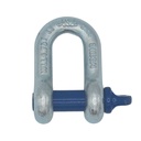 TETRA TSS-047, Forged screw pin shackle, Straight shackle, WLL 4.75T, SF 6:1, D-Type (G-210, S-210), Blue pin, IMPA 234107