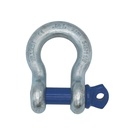 [12551] TETRA TBS-095, Harpsluiting met borstbout, Bow shackle, WLL 9.5T, SF 6:1 (G-209, S-209), Blauwe pin, IMPA 234171
