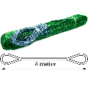 TETRA WSB-2T4M, Polyester hijsband, Werklast 2 ton, Lengte 4 m, Veiligheidsfactor 7:1, EN1492-1, IMPA 232146