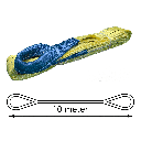 [12574] TETRA WSB-3T10M, Polyester hijsband, Werklast 3 ton, Lengte 10 m, Veiligheidsfactor 7:1, EN1492-1, IMPA 232195