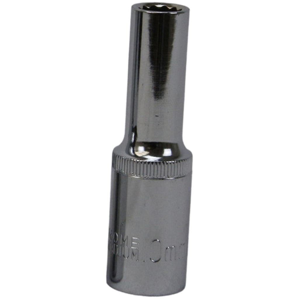 TETRA 12-punts diepe krachtdop 10 mm voor Slagmoersleutel 1/2" (12,7 mm), Lengte 78mm, IMPA 610376