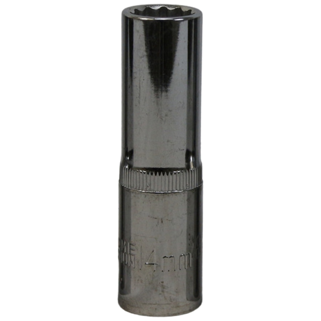 TETRA 12-punts Dopsleutel lang 14 mm. 1/2" (12,7 mm), Lengte 78mm, IMPA 610380