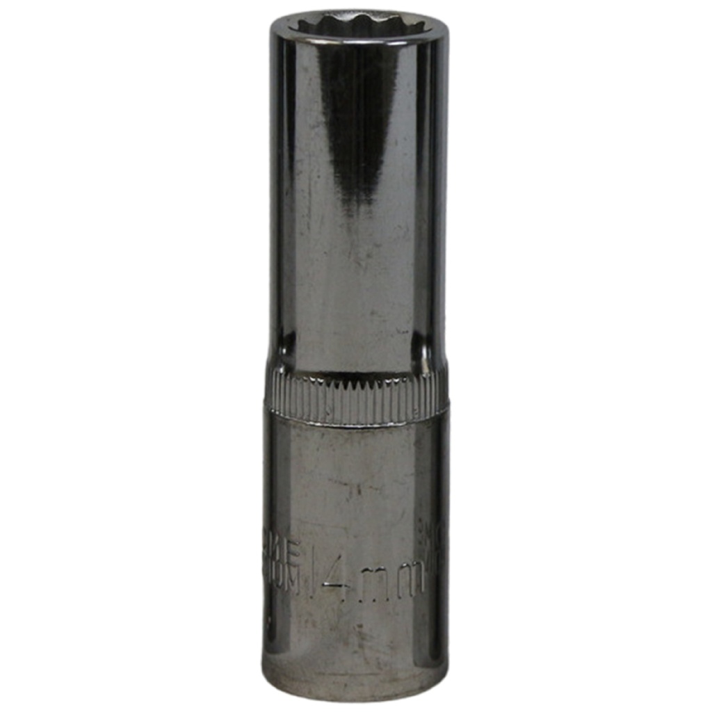 TETRA 12-punts diepe krachtdop 14 mm voor Slagmoersleutel 1/2" (12,7 mm), Lengte 78mm, IMPA 610380
