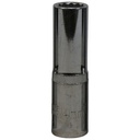 TETRA 12-point deep socket 14 mm for impact wrench 1/2" (12,7 mm), Length 78mm, IMPA 610380