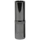 TETRA 12-punts Dopsleutel lang 15 mm. 1/2" (12,7 mm), Lengte 78mm